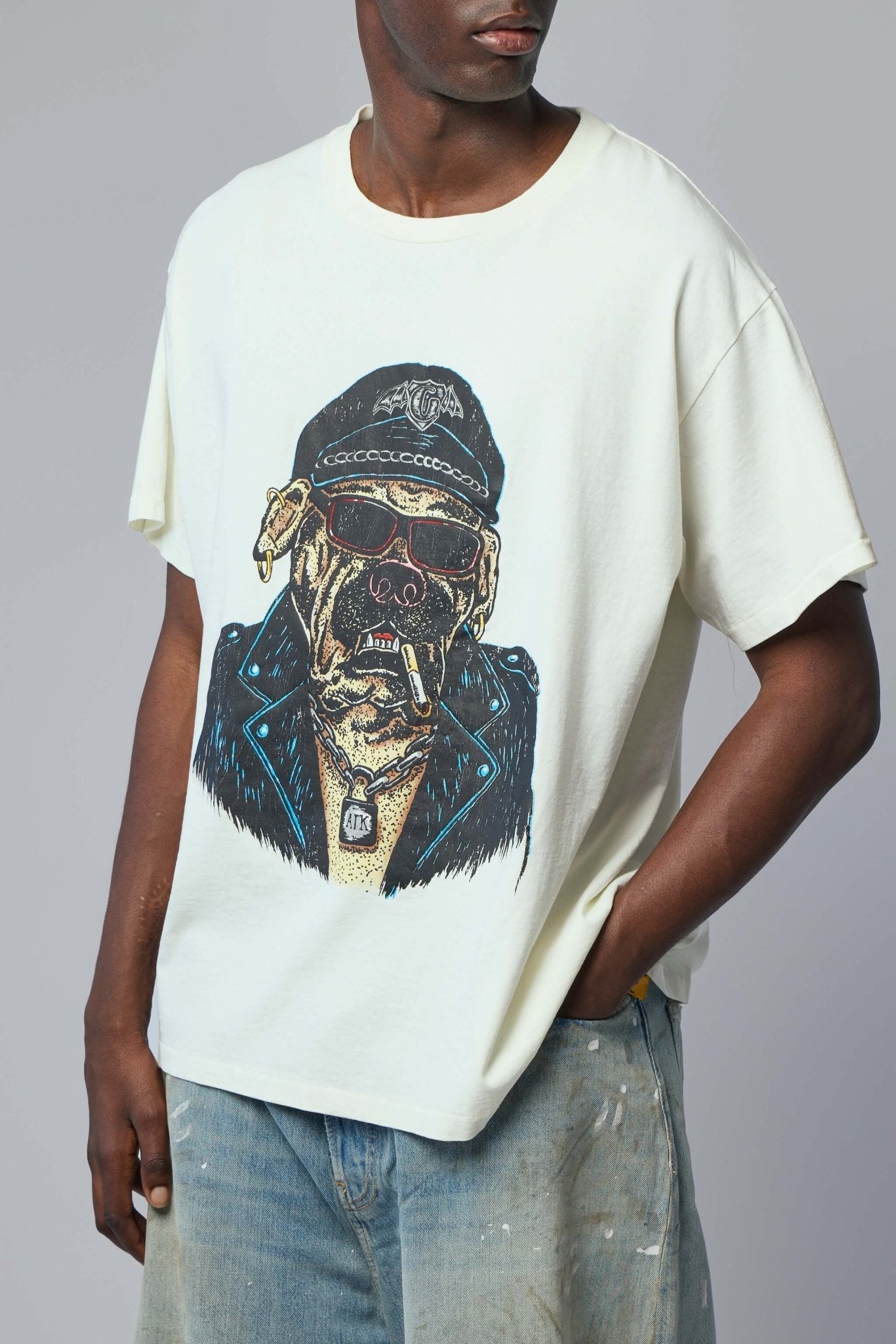 Oct Biker Dog Tee