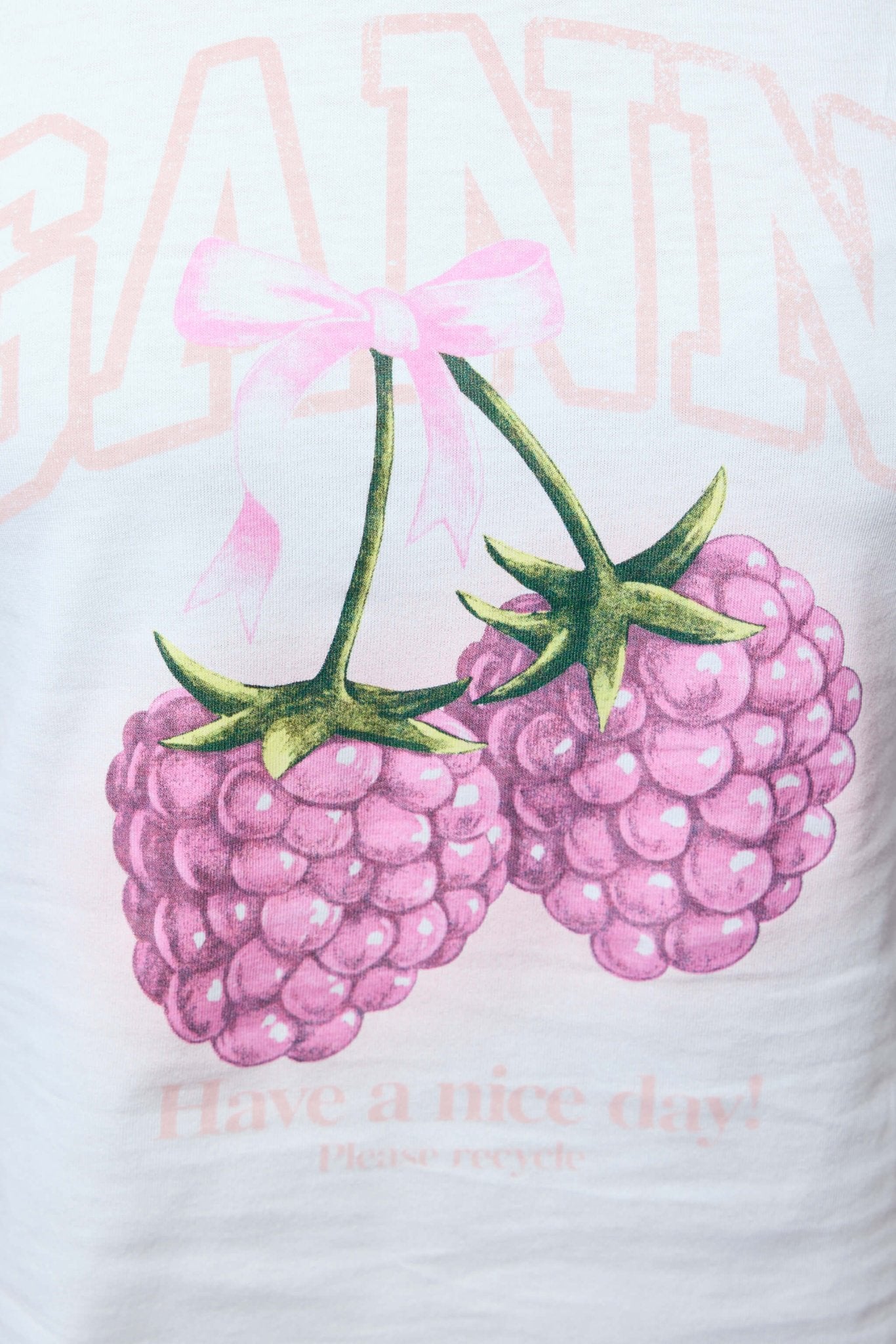 Baby Fit T-shirt with Raspberry