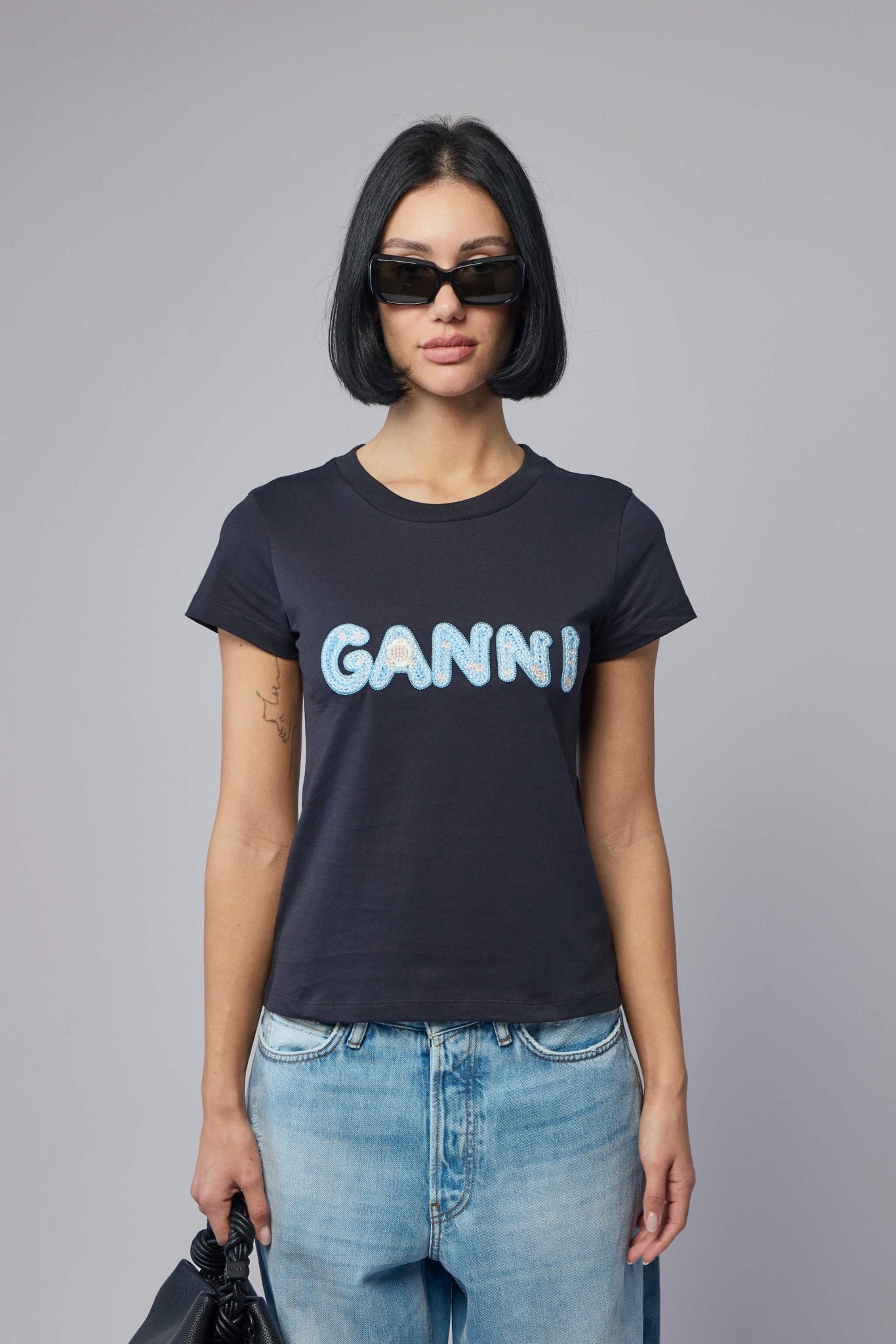Cotton T-shirt with Front Logo