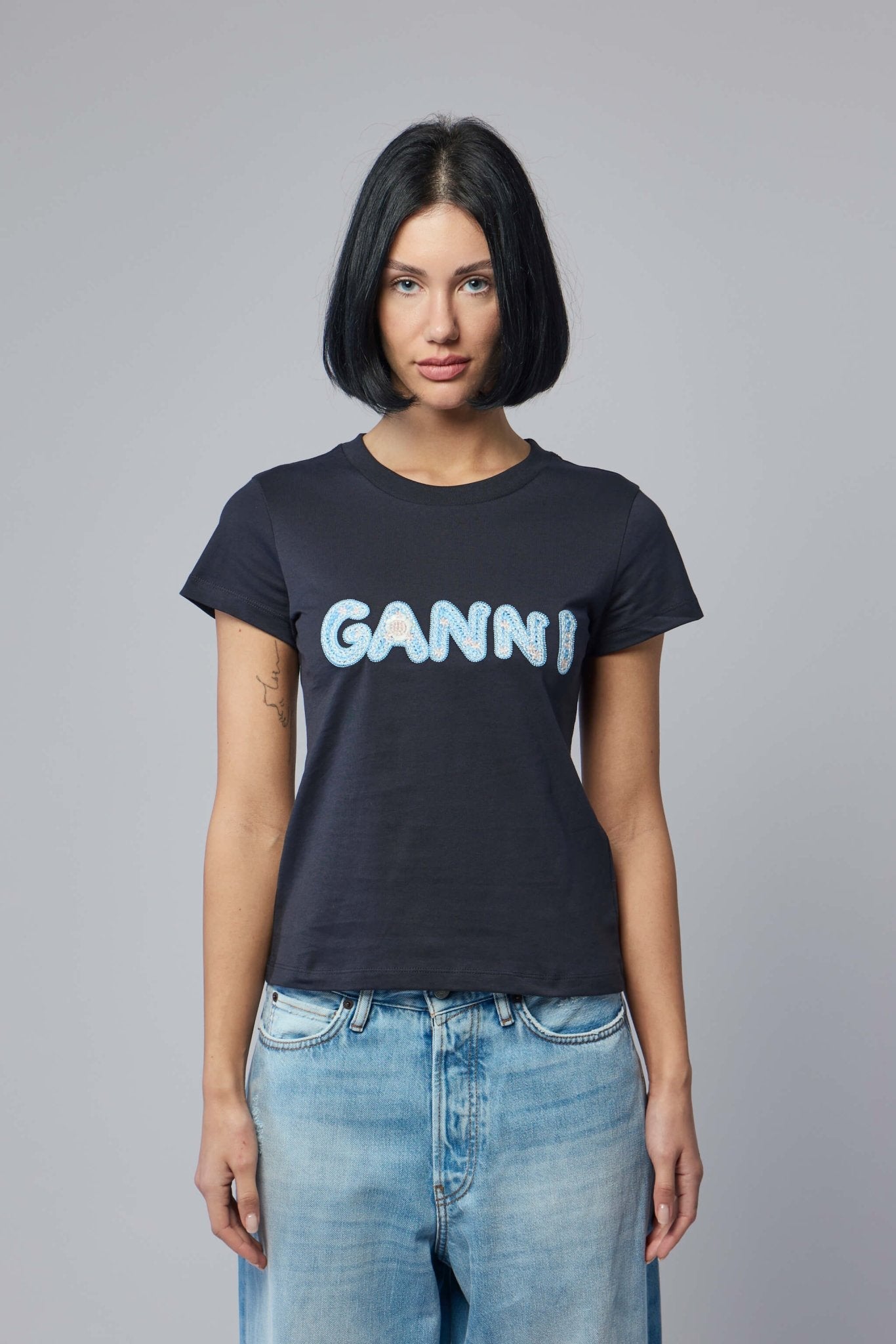 Cotton T-shirt with Front Logo