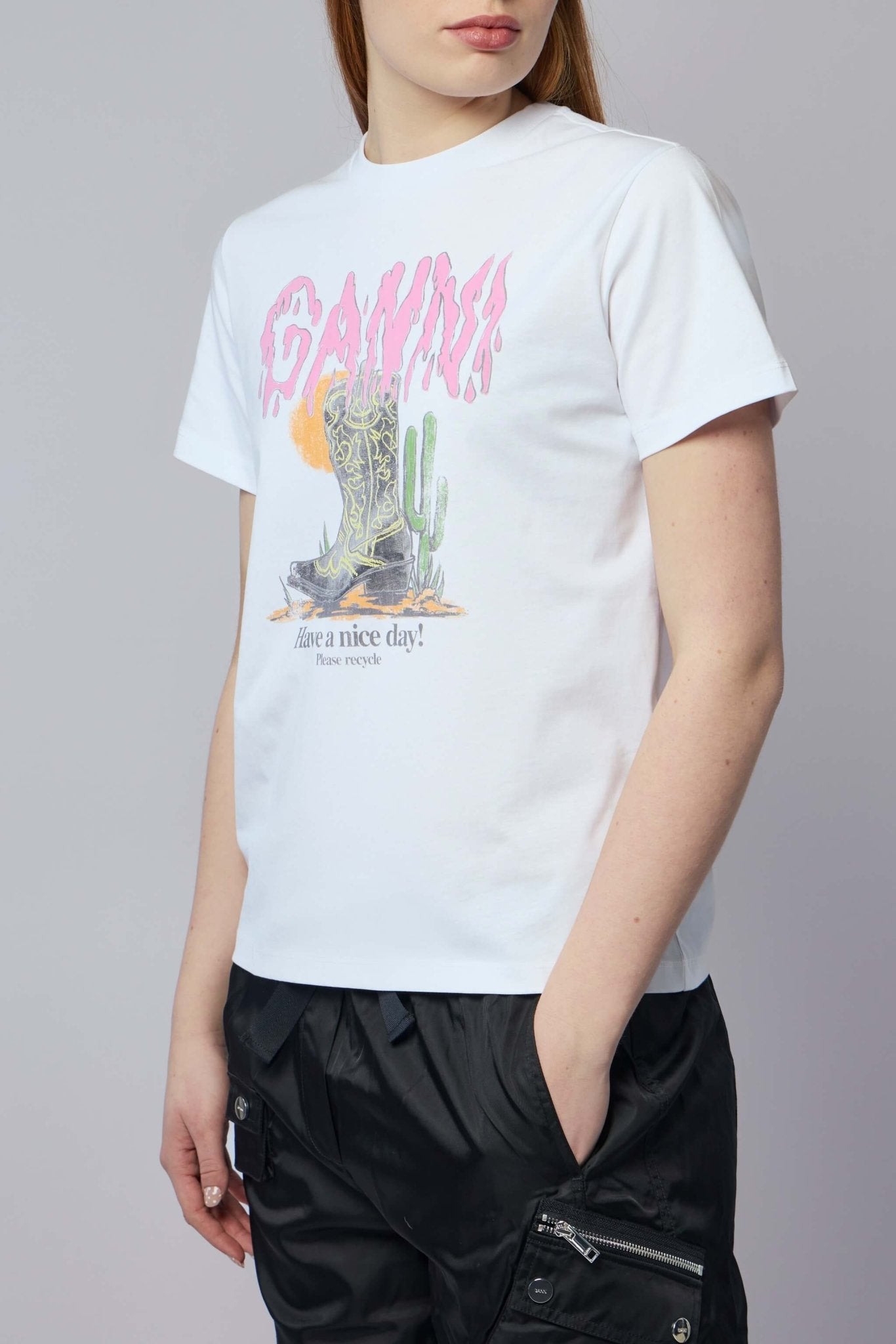 Basic Boots Print T-shirt