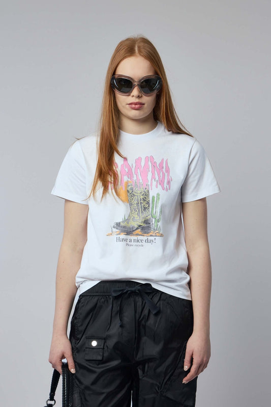 Basic Boots Print T-shirt