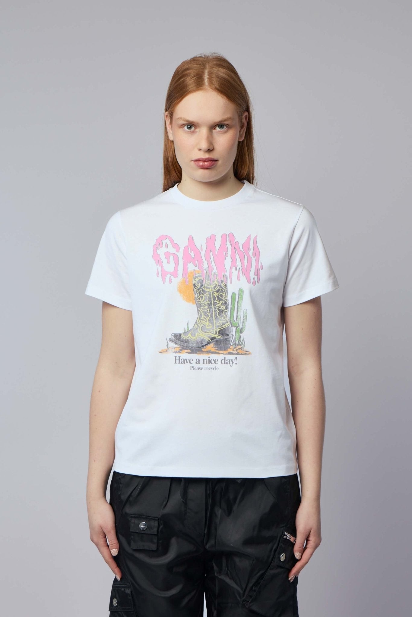 Basic Boots Print T-shirt