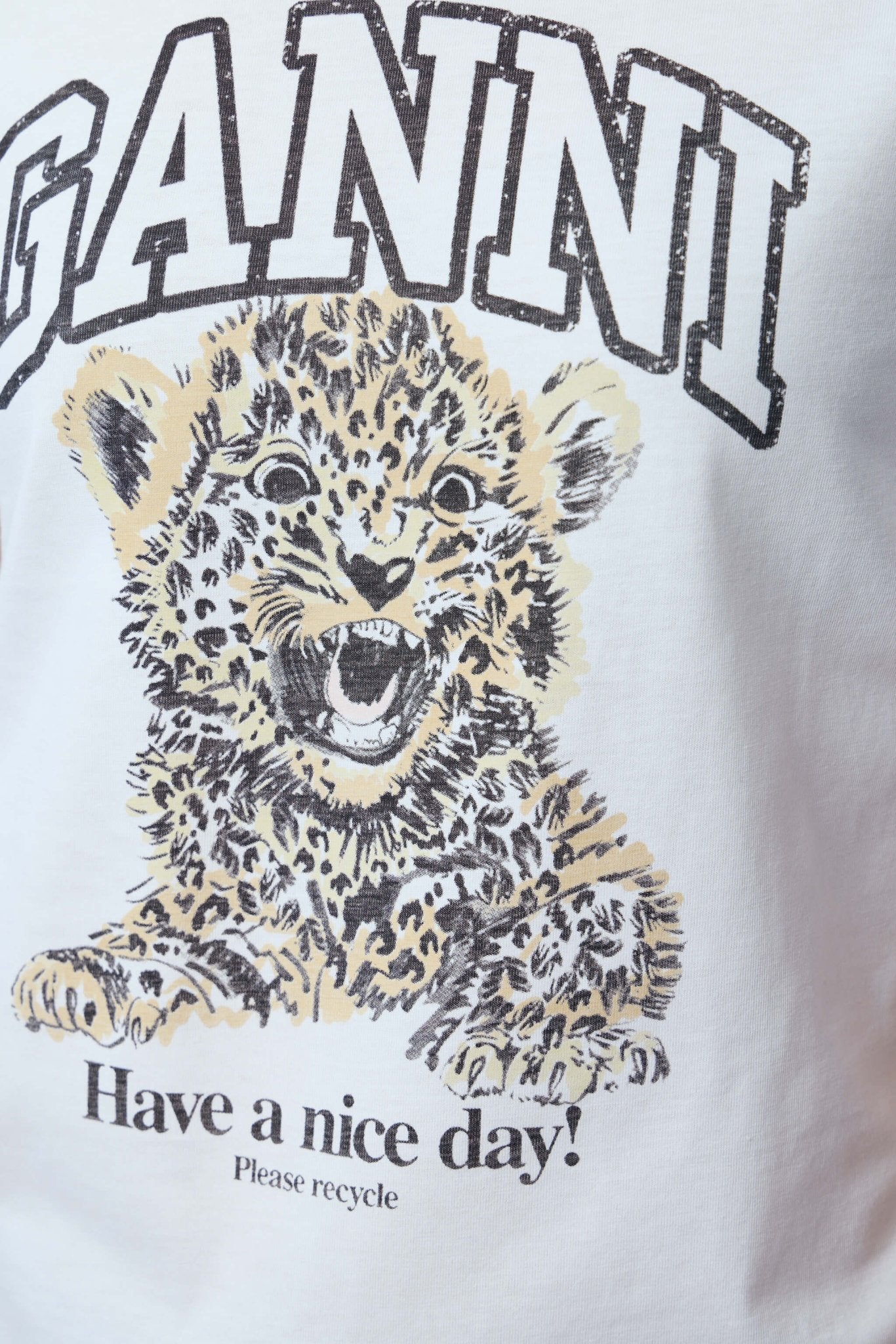 Basic Jersey Leopard Relaxed T-shirt