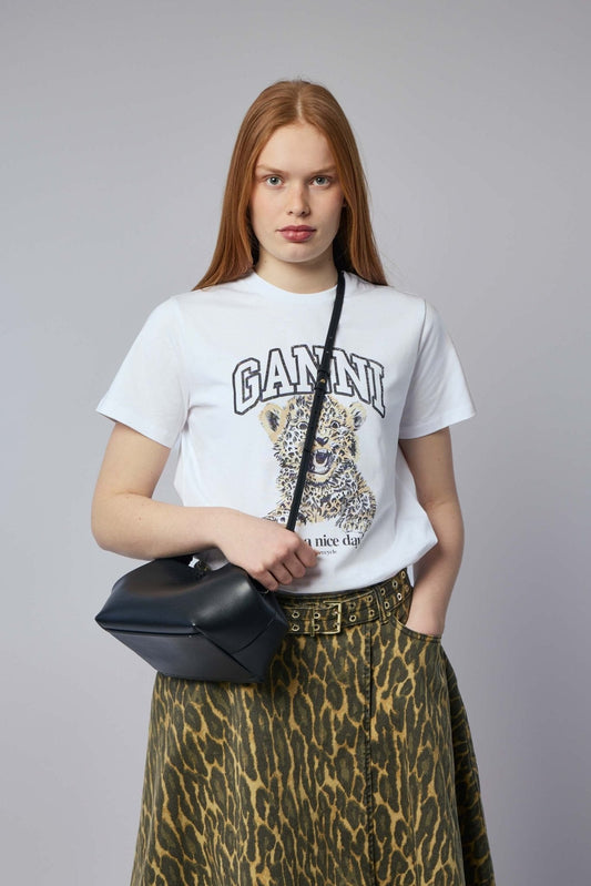 Basic Jersey Leopard Relaxed T-shirt