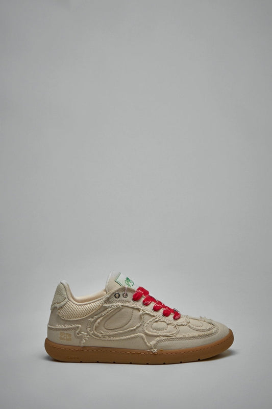Canvas Raw Edge Sneakers