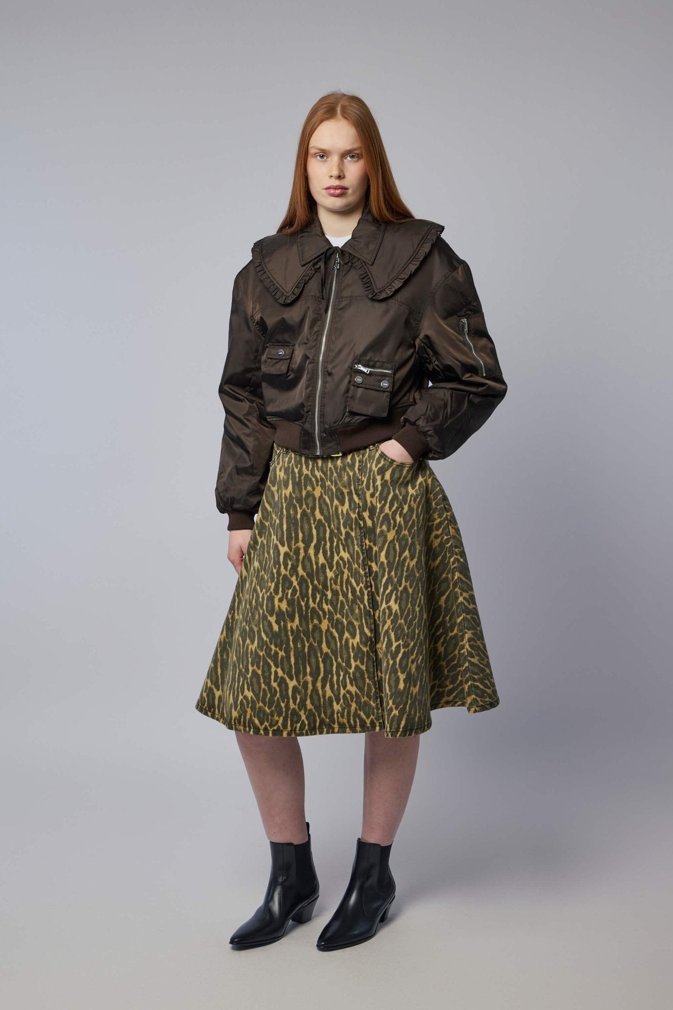 Duchesse Nylon Bomber Jacket