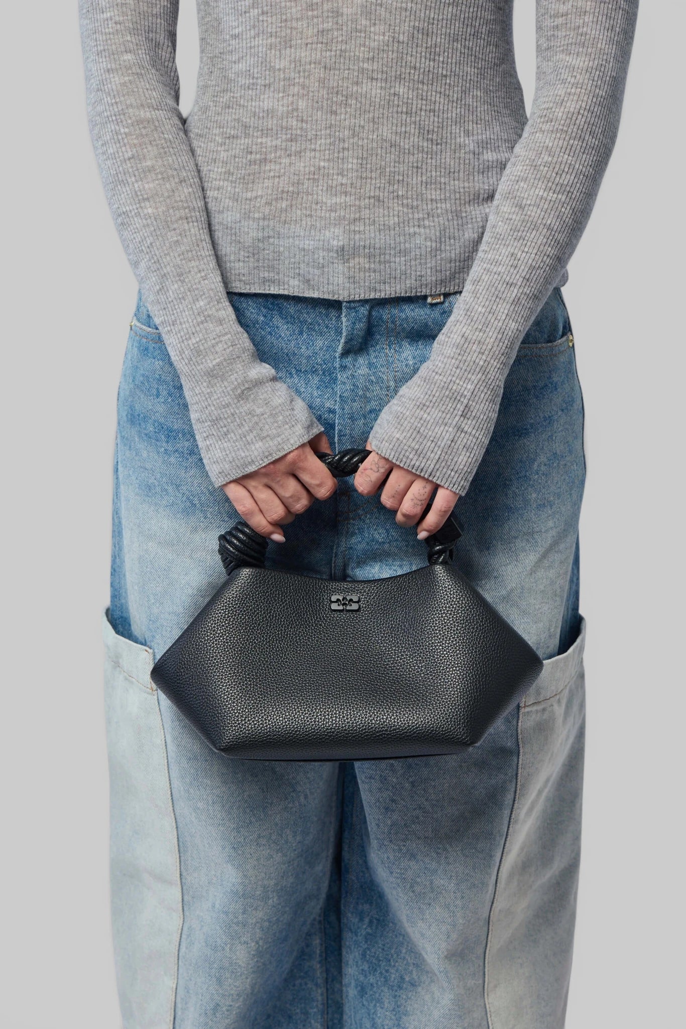 Ganni Bou Bag Small Grained