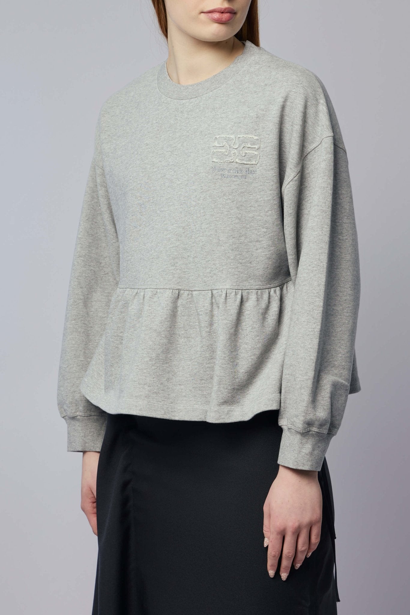 Isoli Crewneck with Peplum