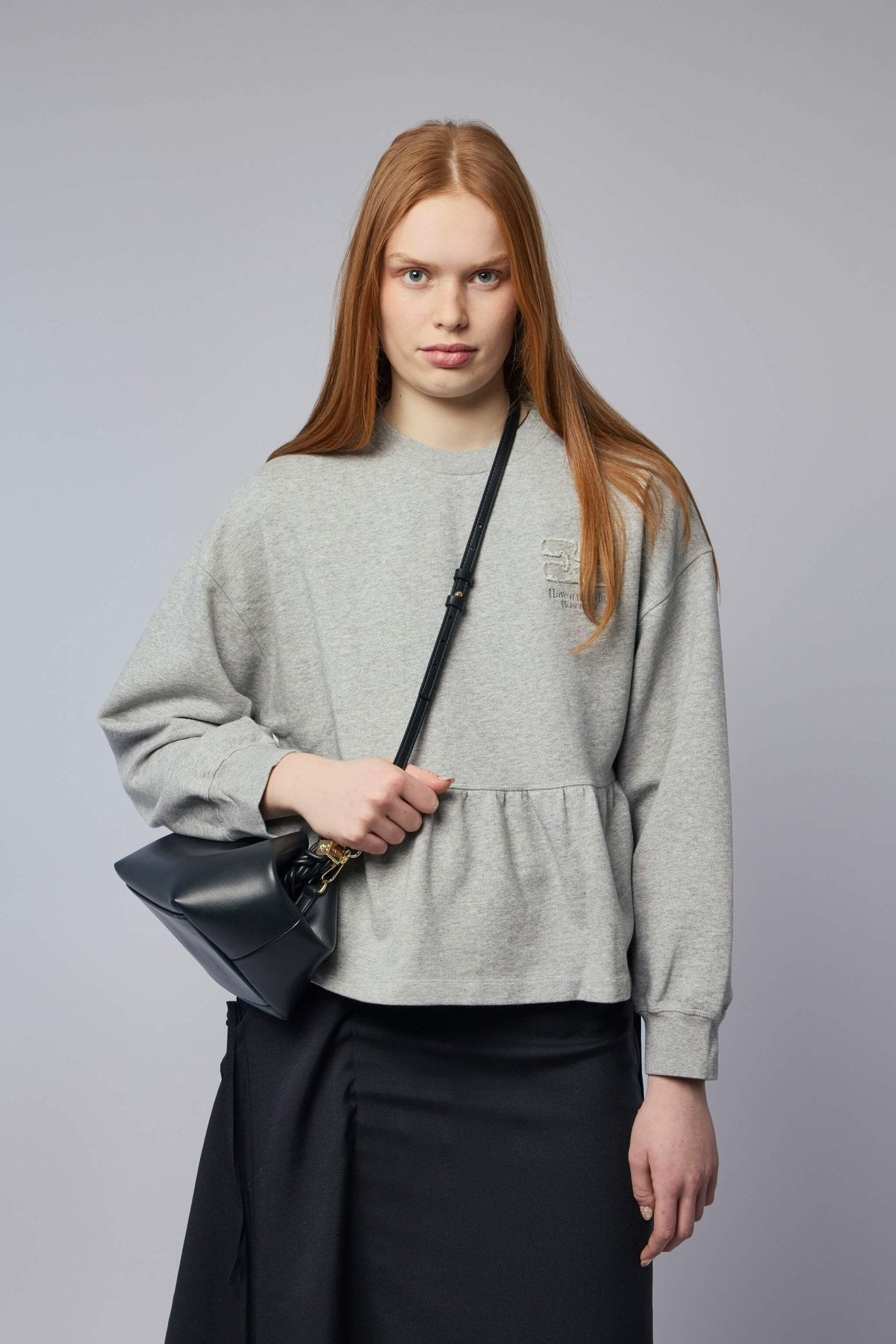 Isoli Crewneck with Peplum