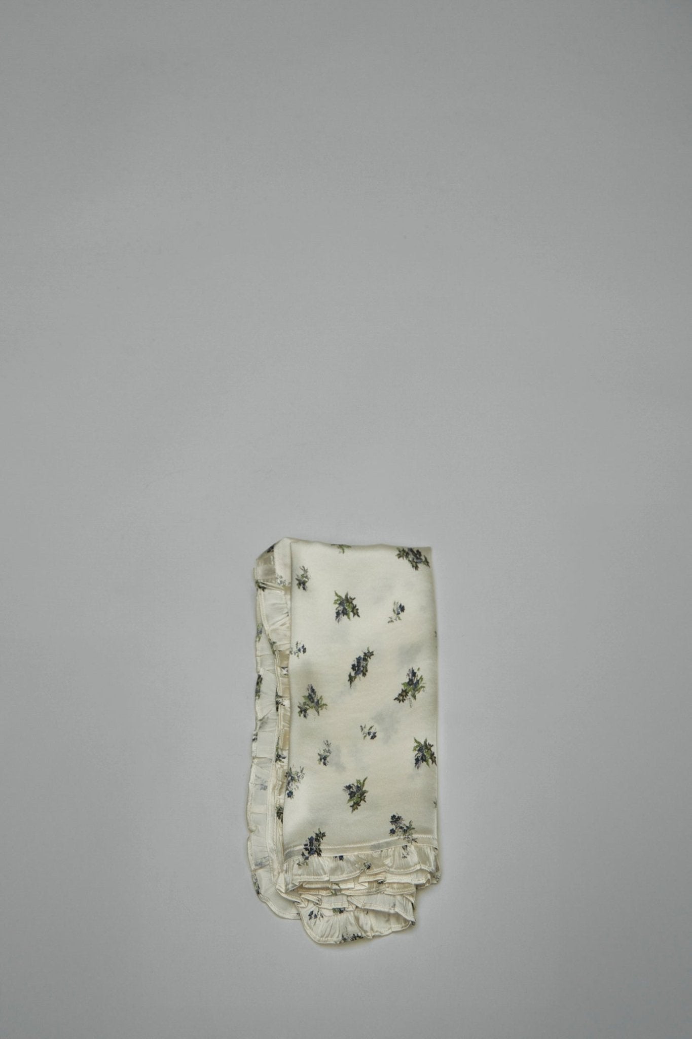 Printed Satin Square Scarf