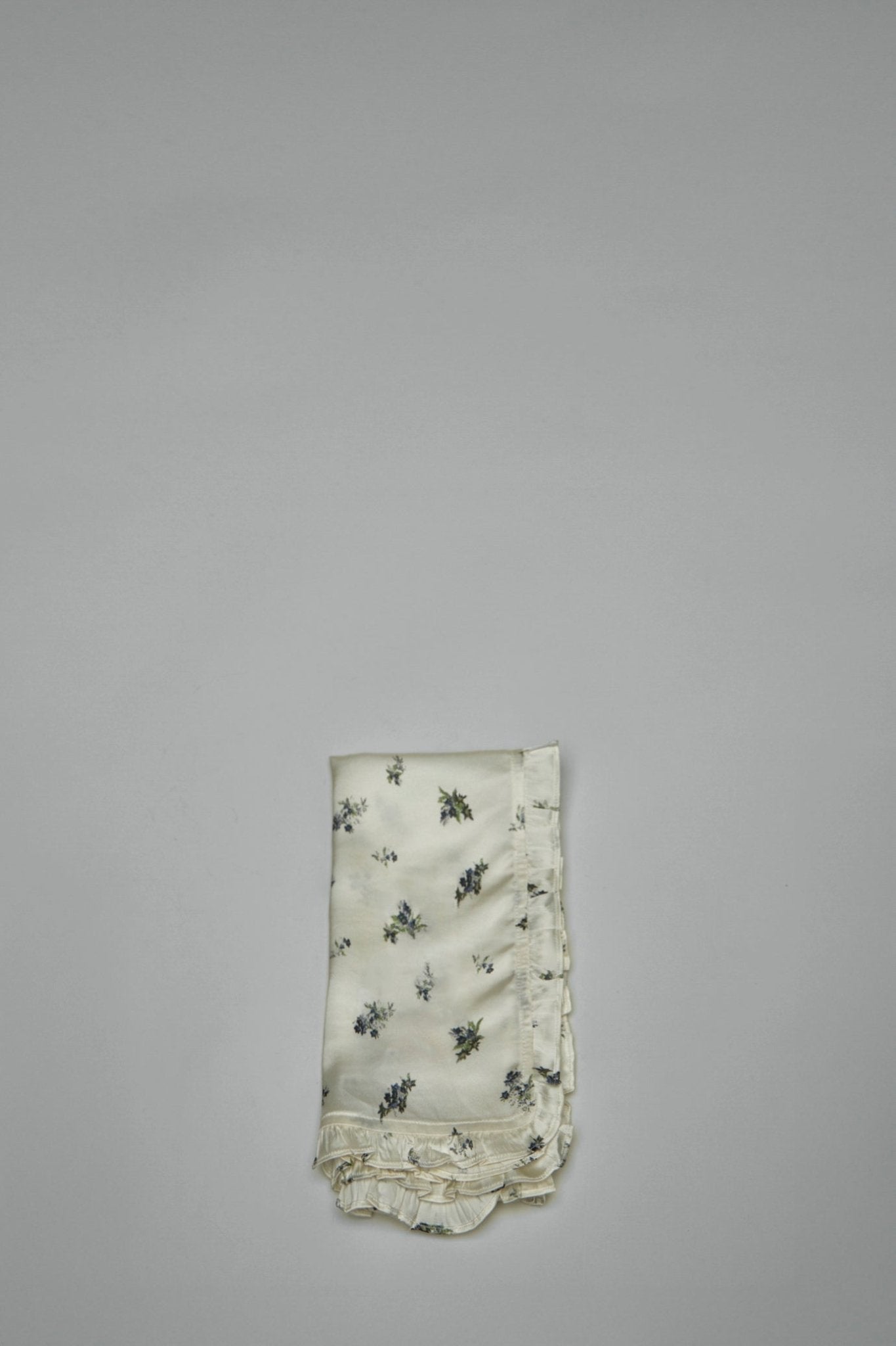 Printed Satin Square Scarf