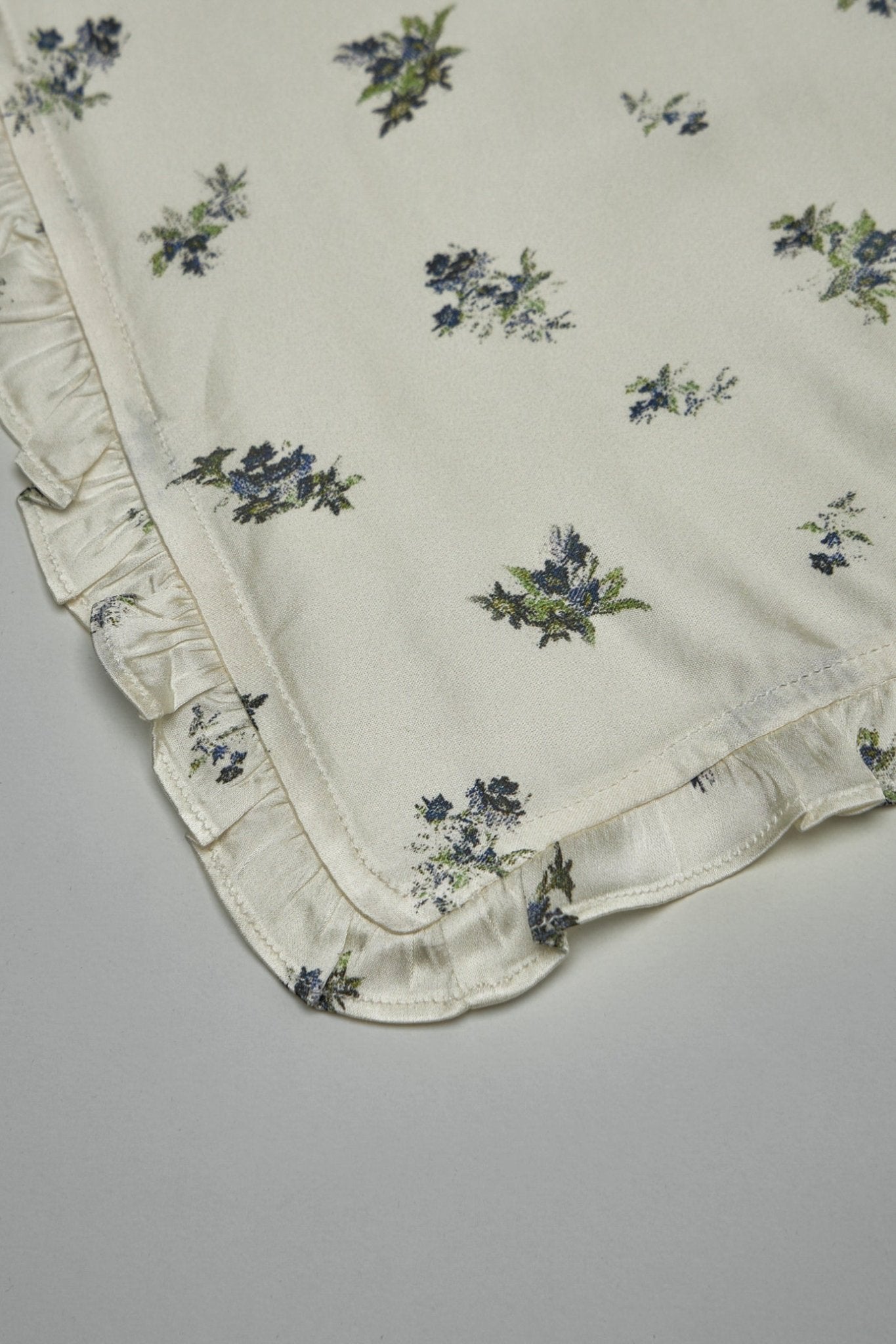 Printed Satin Square Scarf