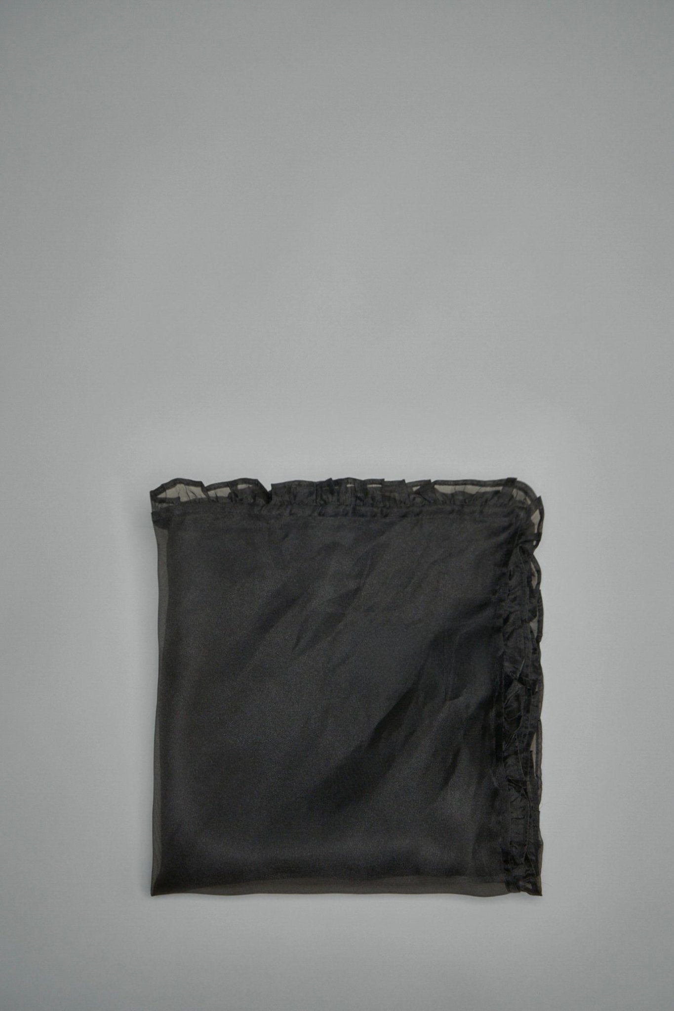 Technical Organza Frill Scarf