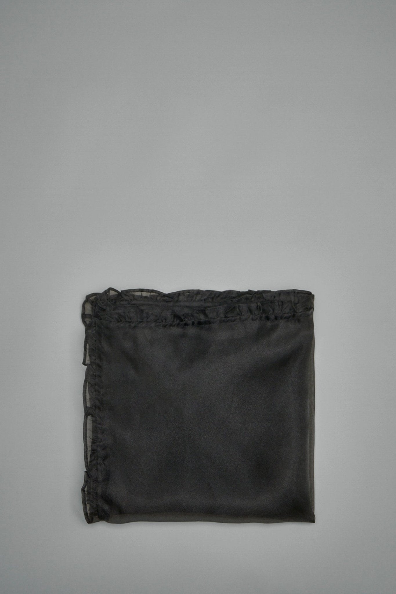 Technical Organza Frill Scarf