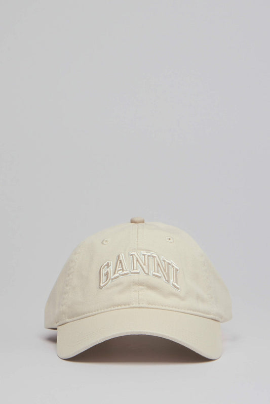 Washed Cotton Canvas Embroidered Cap
