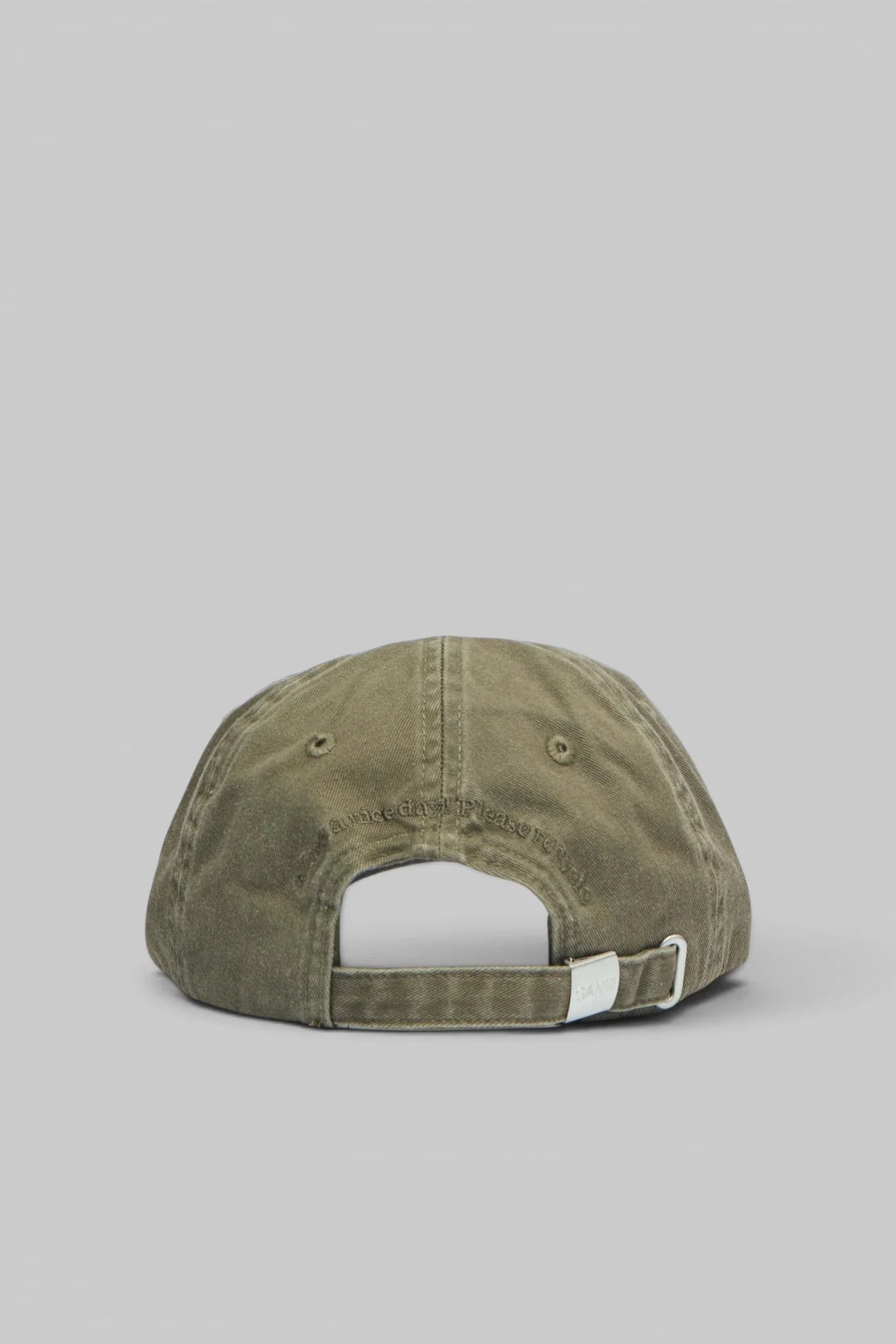 Washed Cotton Canvas Cap Emb