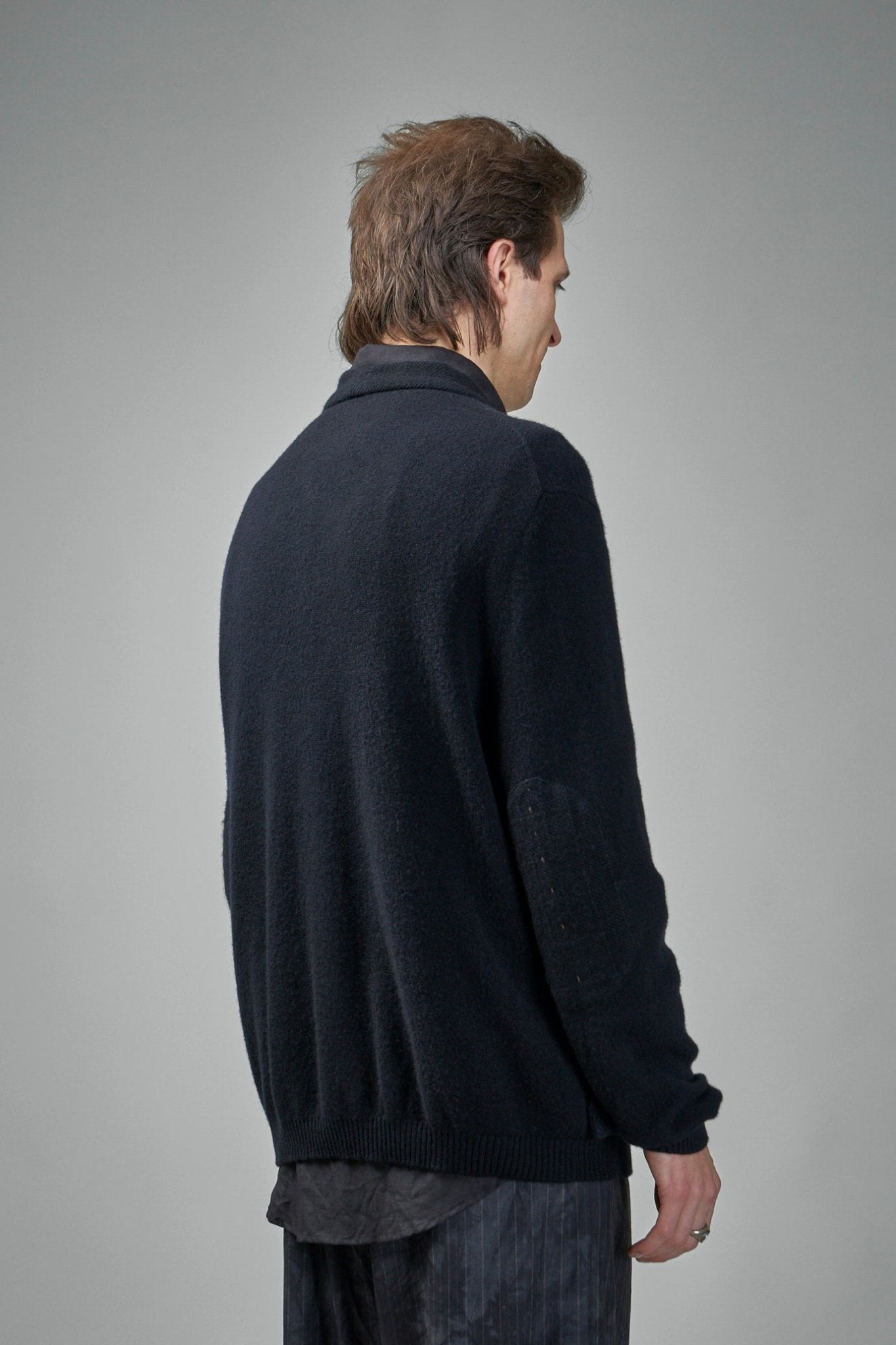 Handmade 8 Button-front V-neck Cardigan Sweater
