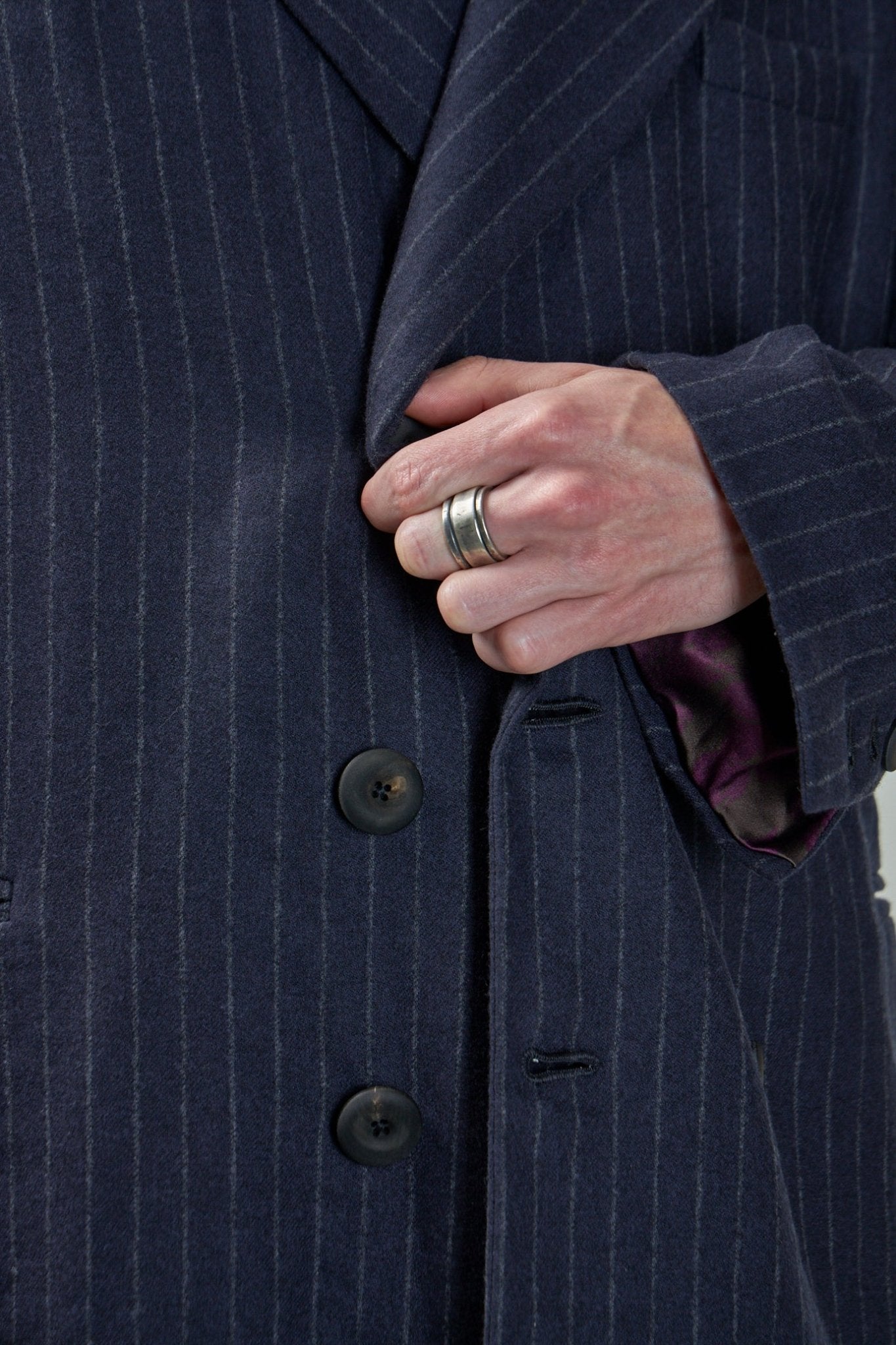 Handmade Elongated Double Breasted Jacket