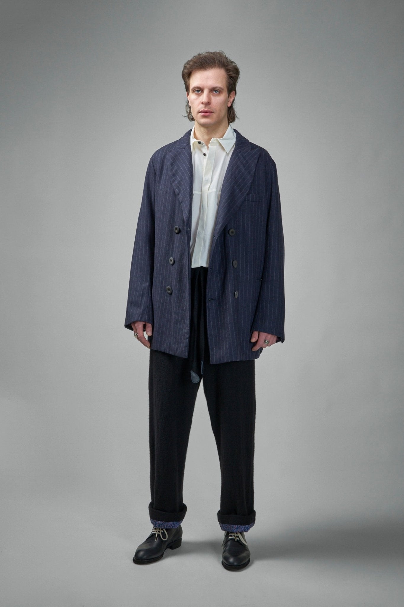 Handmade Elongated Double Breasted Jacket
