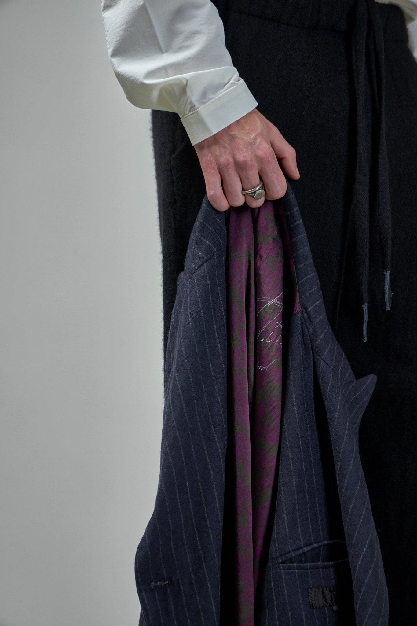Handmade Elongated Double Breasted Jacket