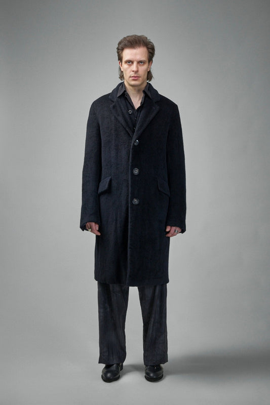 Pure Alashan Cashmere 3-ply Fully-Lined Como Silk Long Coat