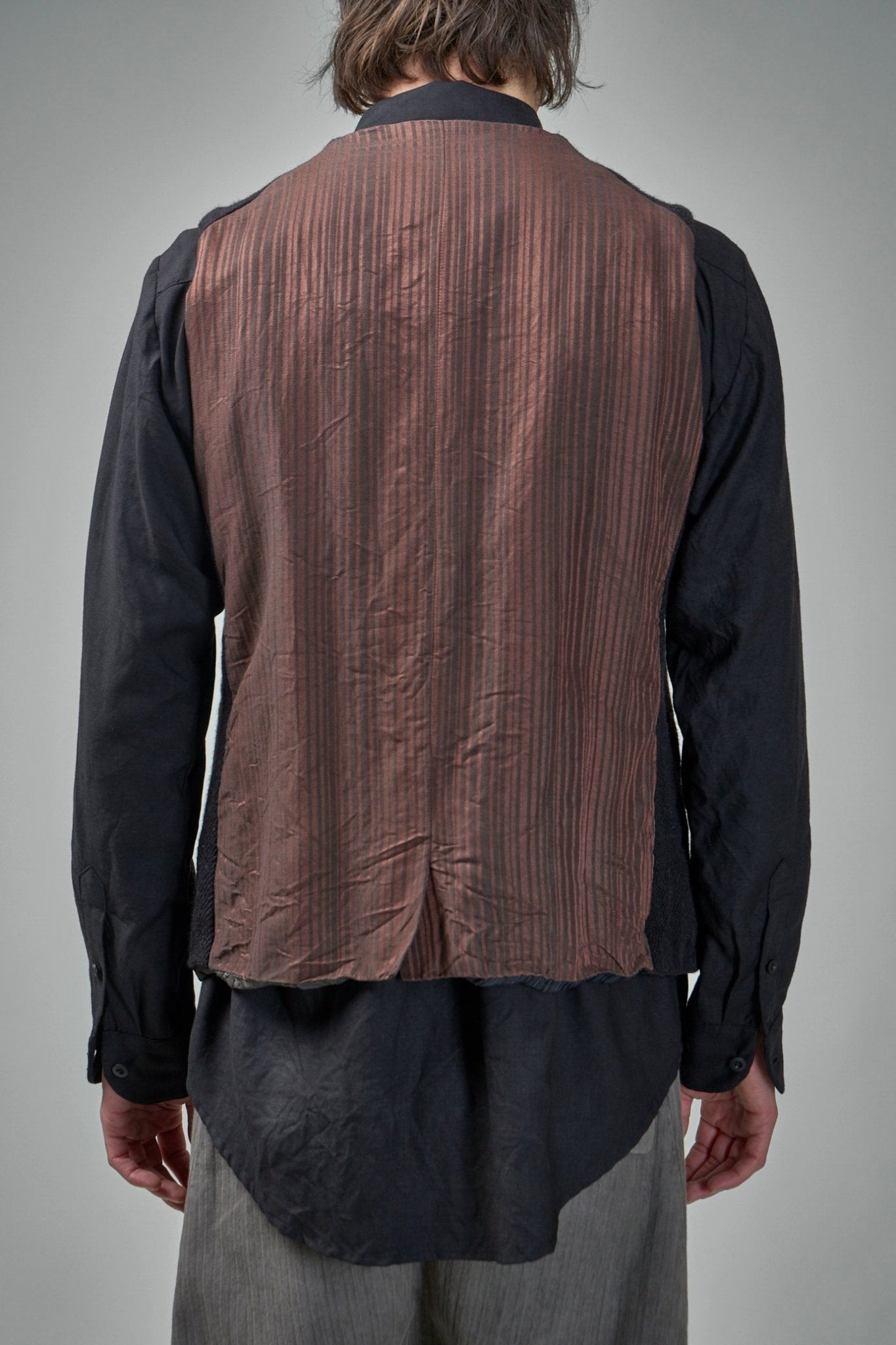 Single Breasted 6-Buttons Central, Single Vent Waistcoat