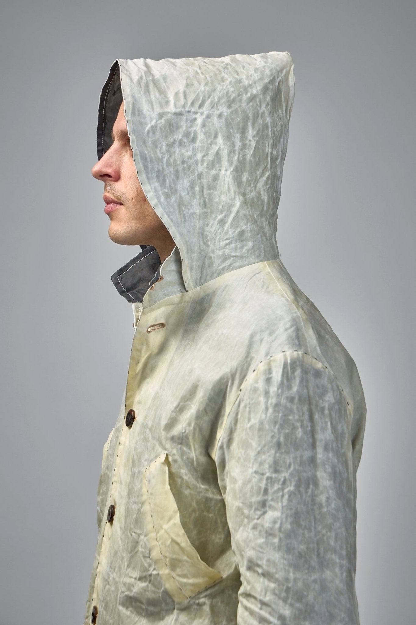 Waxed Reproduction 1950's American Short Hooded Parka