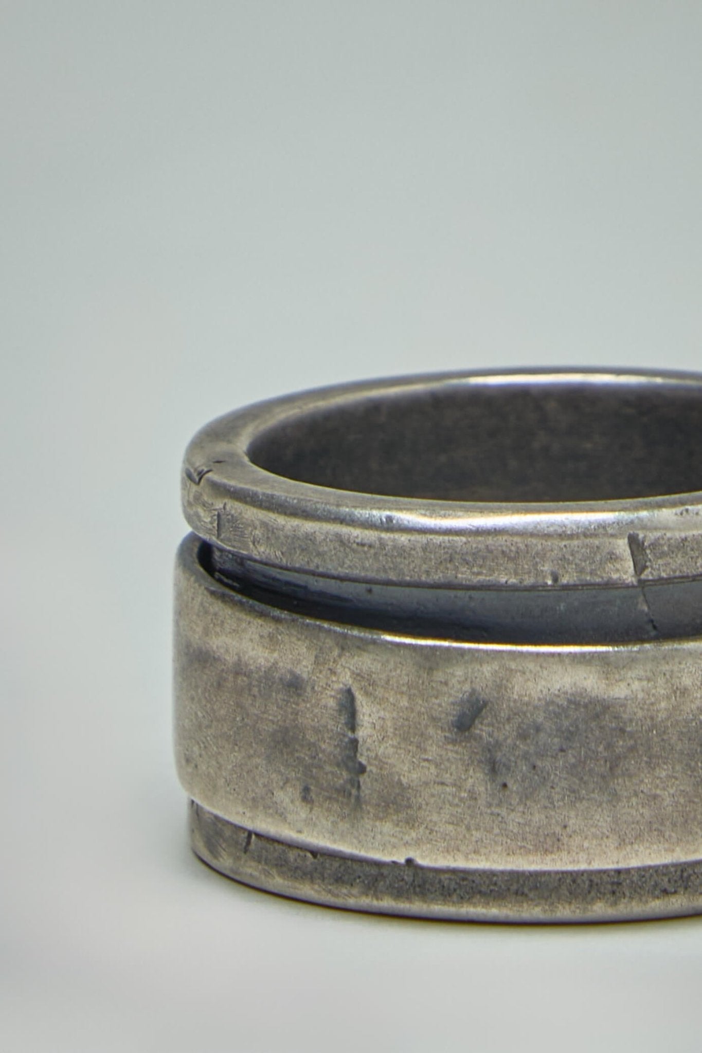 Double Layer Silver Ring