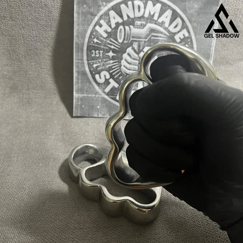 GS160 4-Finger Anti-explosion Stainless Steel Self-defense Knuckle Duster EDC