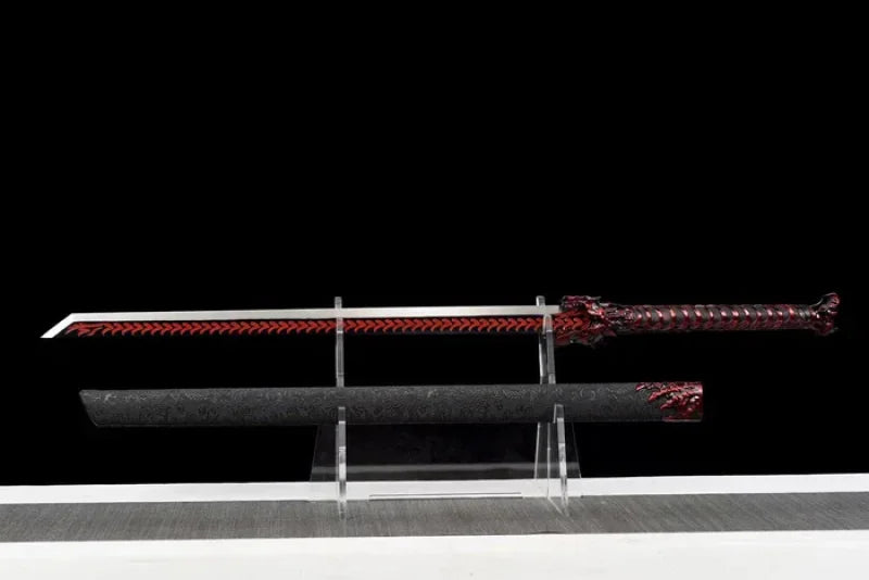 GS180 Handmade Red Wolf Chinese Sword With Red Blade(US ONLY)