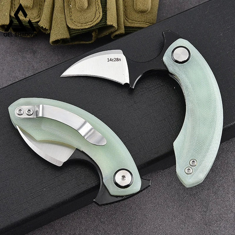 GS184 EDC Carry a folding knife karambit defense