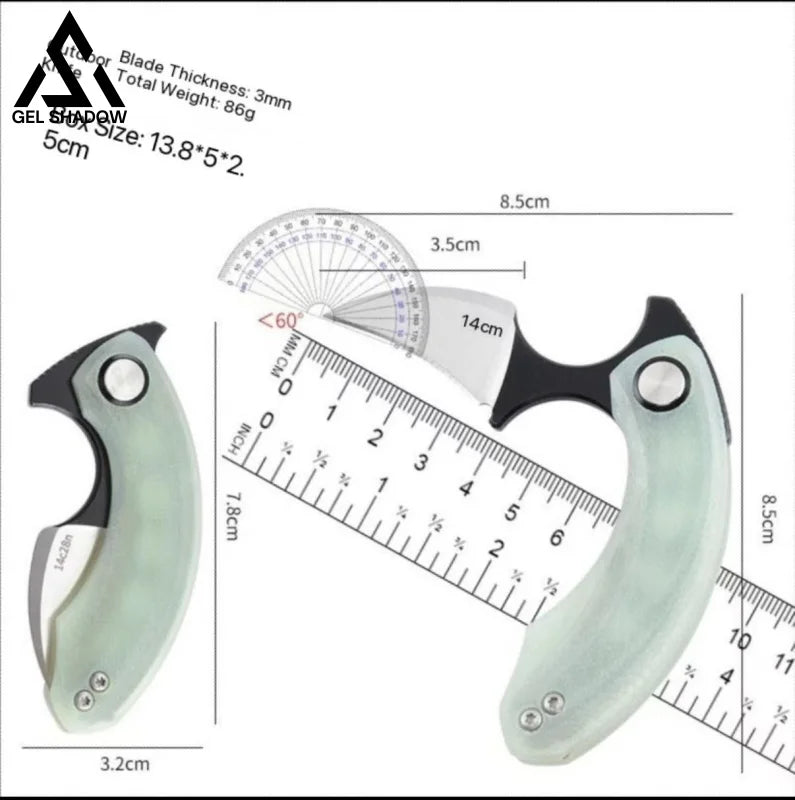 GS184 EDC Carry a folding knife karambit defense