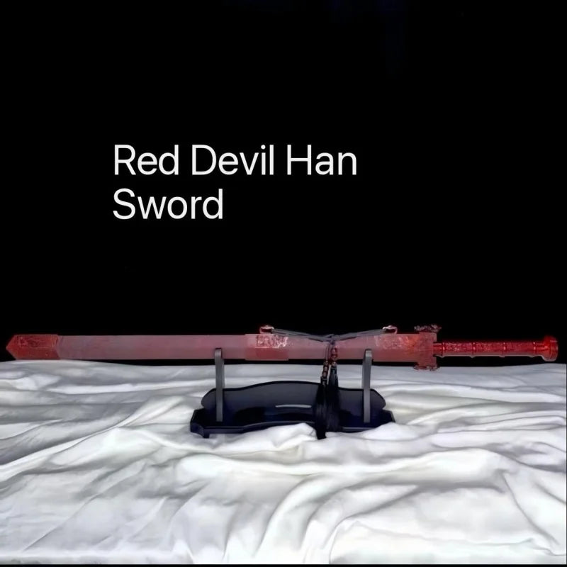 GS186 Red and blue Longquan high-manganese steel sabers and swords(US ONLY)
