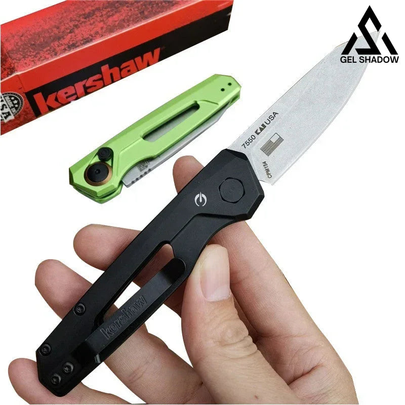 GS198 Kershaw 7550 Outdoor Folding Knife, Aviation Aluminum Alloy Handle