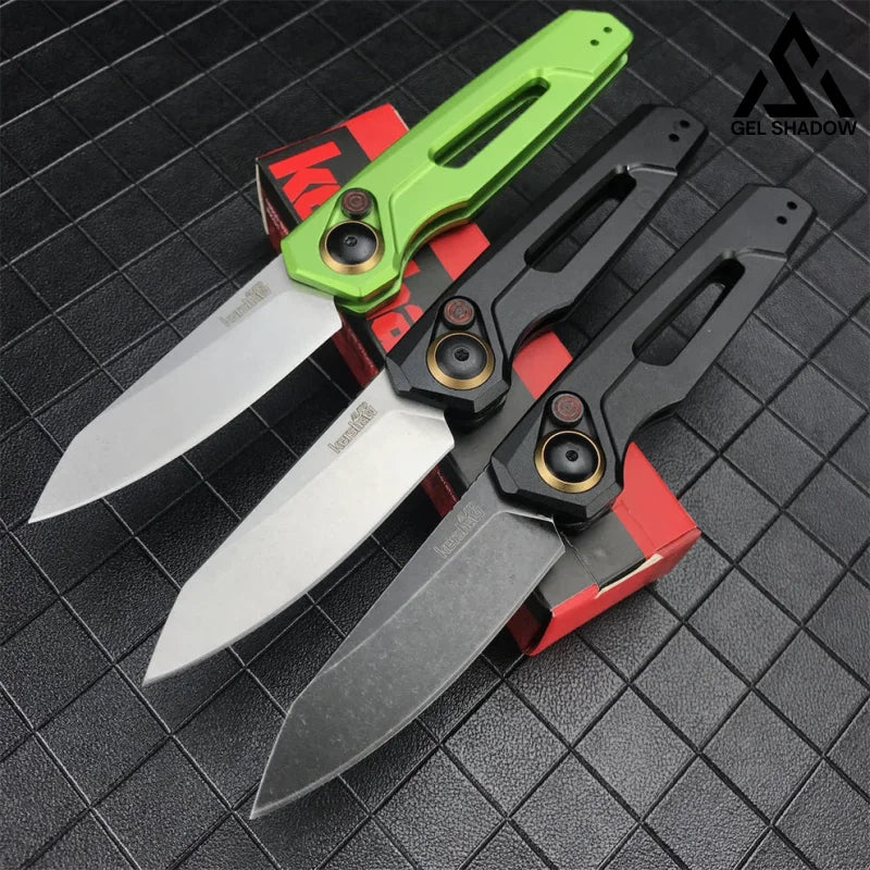GS198 Kershaw 7550 Outdoor Folding Knife, Aviation Aluminum Alloy Handle