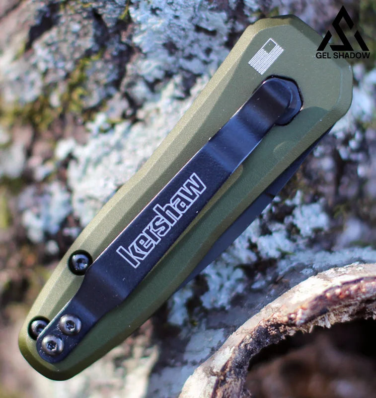 GS201 Kershaw 7500BLK Launch 4 Mini Button Assisted Folding Pocket Knife