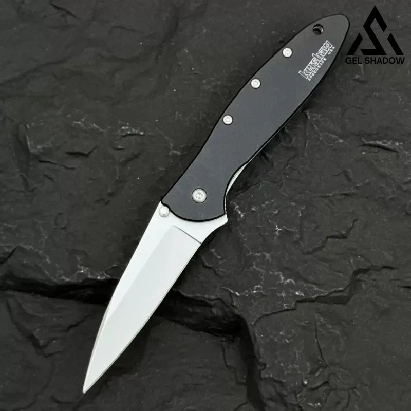 GS203 Kewshaw 1660 Pocket Folding Knife Non-slip Nvlon Fiber Handle EDC