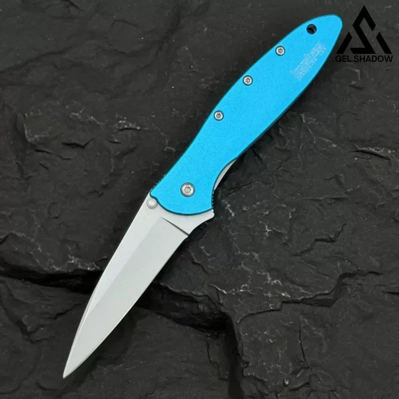 GS203 Kewshaw 1660 Pocket Folding Knife Non-slip Nvlon Fiber Handle EDC