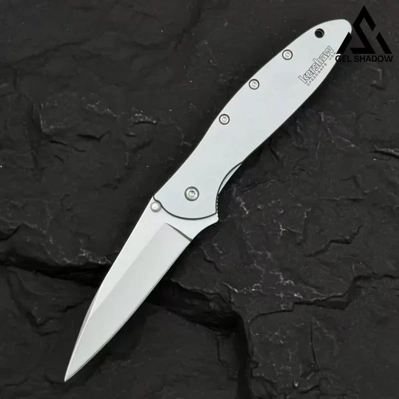GS203 Kewshaw 1660 Pocket Folding Knife Non-slip Nvlon Fiber Handle EDC