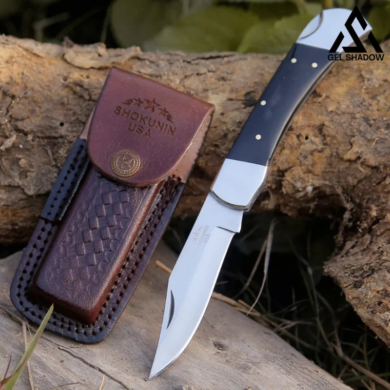 GS204 Buck112 Folding Knife – Compact EDC Pocket Knife for Camping