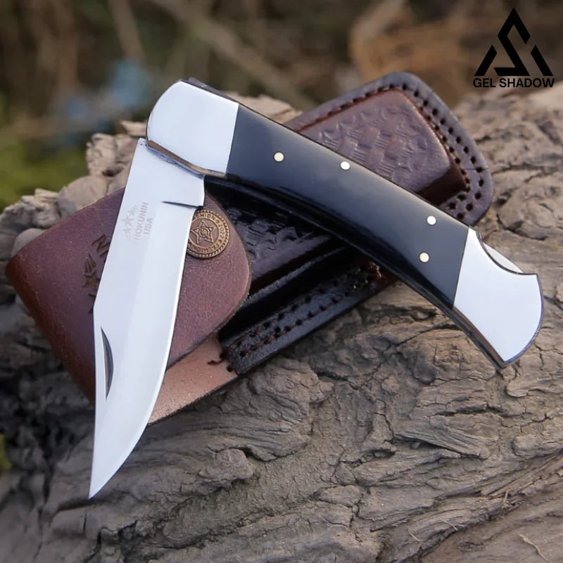 GS204 Buck112 Folding Knife – Compact EDC Pocket Knife for Camping