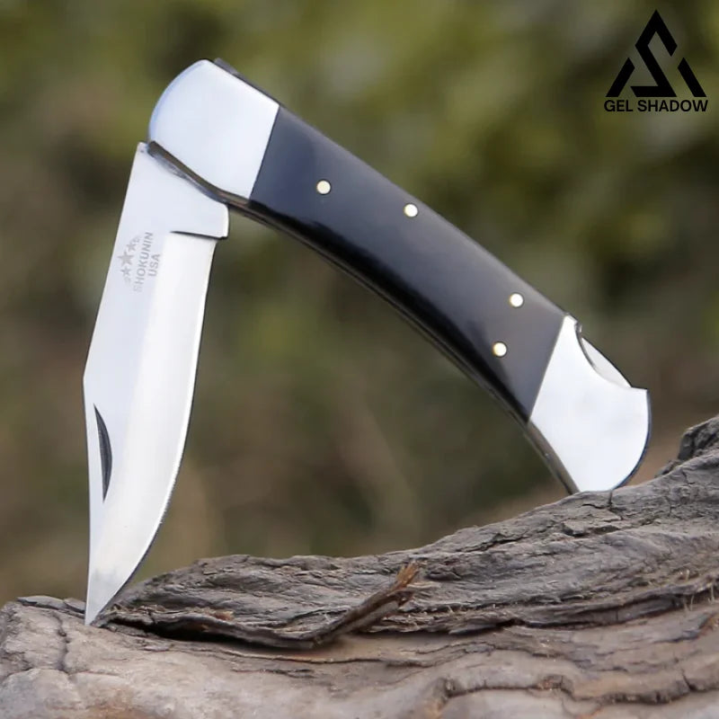 GS204 Buck112 Folding Knife – Compact EDC Pocket Knife for Camping