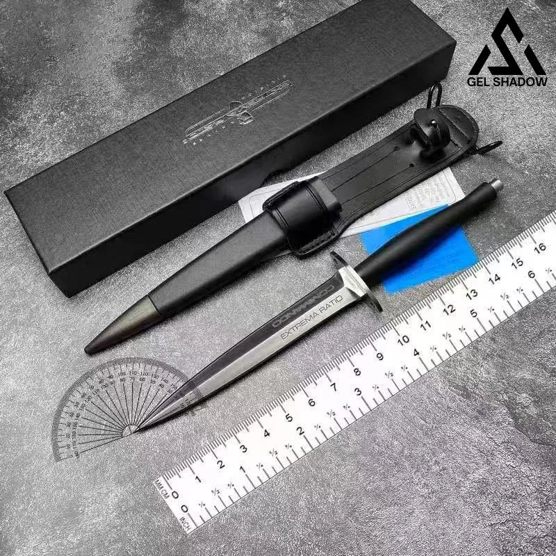 GS214 Sentry's Edge:N690 Steel All-Terrain Tool Integrated Tactical Straight Knife