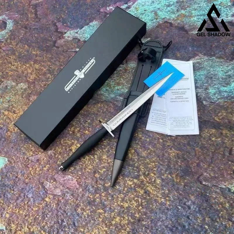GS214 Sentry's Edge:N690 Steel All-Terrain Tool Integrated Tactical Straight Knife