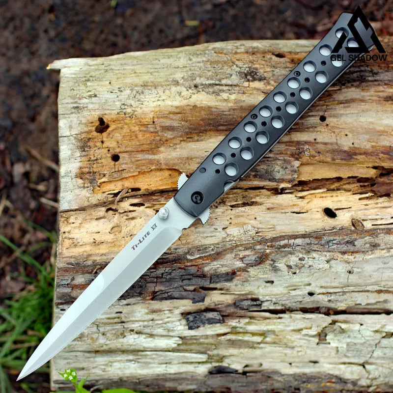 GS217 Cold Steel Ti-Lite Aluminum 26B6, 6" S35VN Aluminum Handle