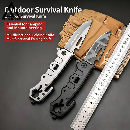 GS227 Outdoor multi-functional emergency knife