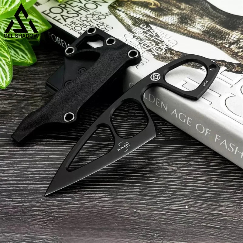 GS226 Boker Plus Miltner Adams Knuckle Knife MA-2 Fixed 2.5" Blade