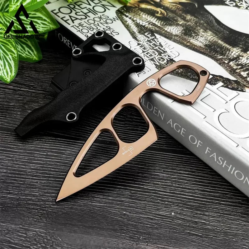 GS226 Boker Plus Miltner Adams Knuckle Knife MA-2 Fixed 2.5" Blade
