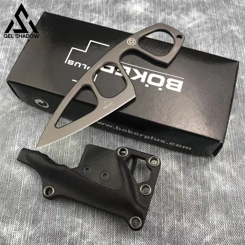 GS226 Boker Plus Miltner Adams Knuckle Knife MA-2 Fixed 2.5" Blade